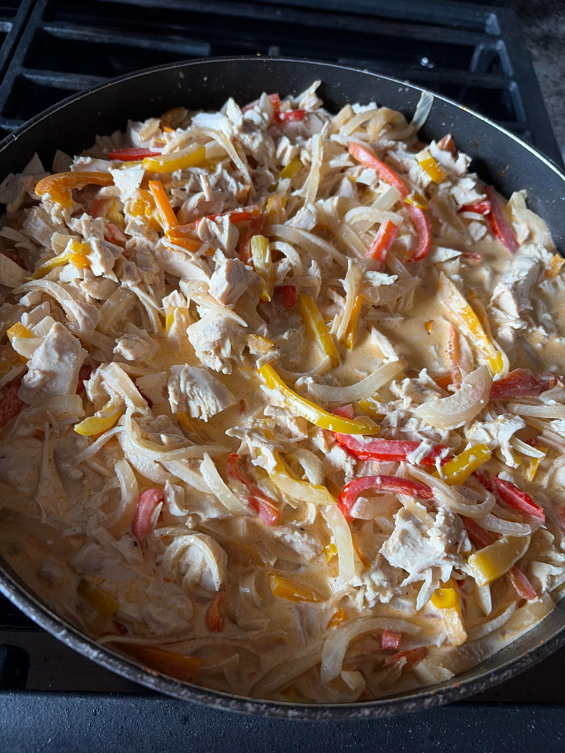 Creamy Chicken Enchiladas